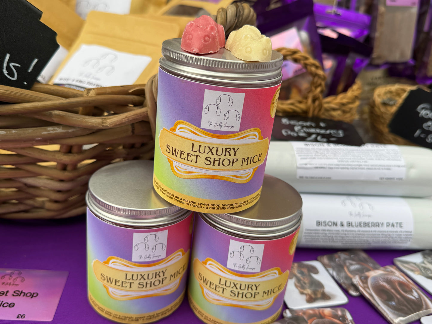 Luxury Sweet Shop Mice for Dogs (Carob Treats)