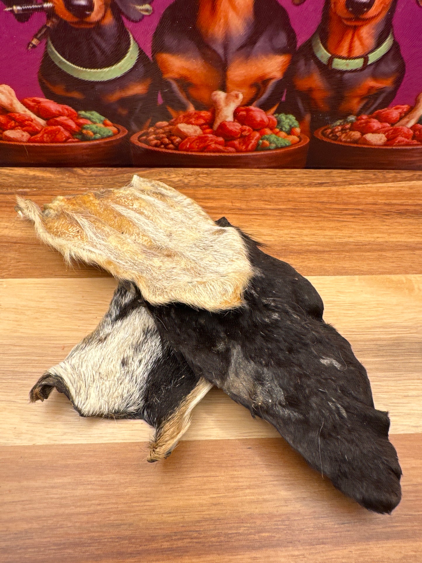 Natural Goat Ears (With Fur)