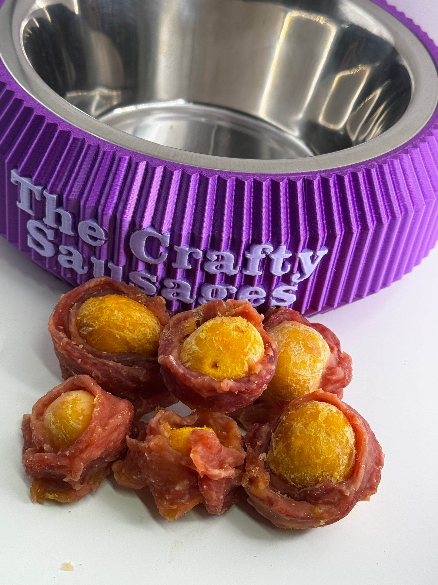 Duck Wrapped Egg Yolk Treats for Dogs 100G