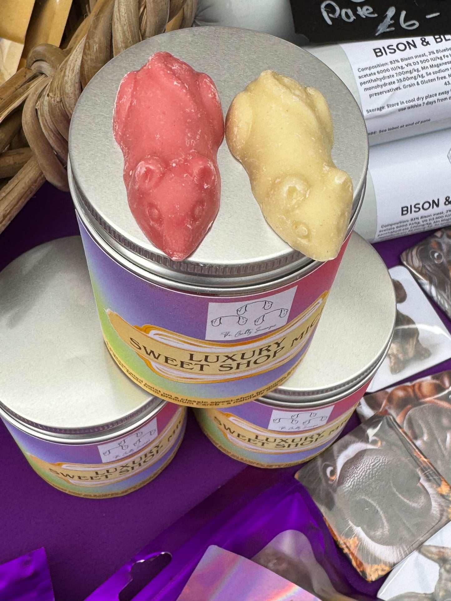 Luxury Sweet Shop Mice for Dogs (Carob Treats)