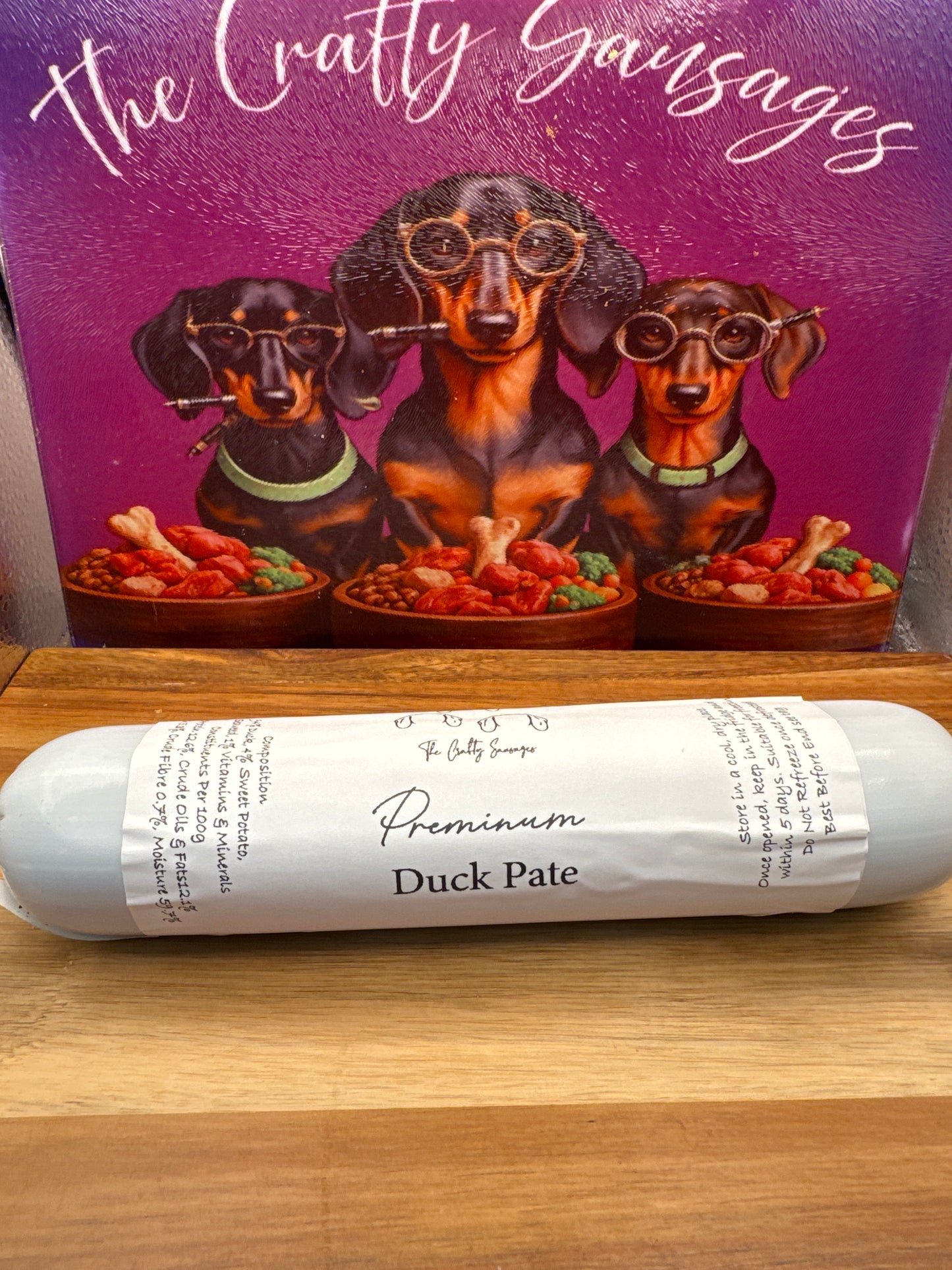 Premium Duck Pâté for Dogs (Natural Training & Enrichment Treat)