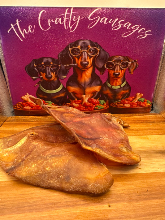 Natural Dried Pig’s Ear Dog Treat